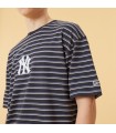 Camiseta  MLB HERITAGE OVERSZD STRIPE T NEW YORK YANKEES NVY